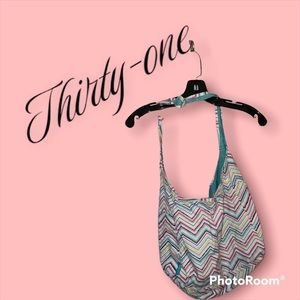 Multi pocket Thirty-One crossbody bag..